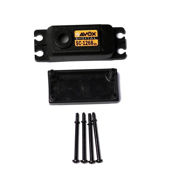 Savox CASE-SC1268SG Replacement Top and Bottom Servo Case with Screws for SC1268SG (8941170196717)