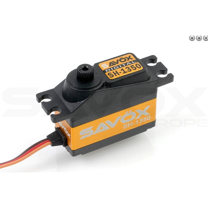 Savox SH-1350 Mini Digital Coreless Servo Composite Gears for 1/16 Scale (7882226237677)