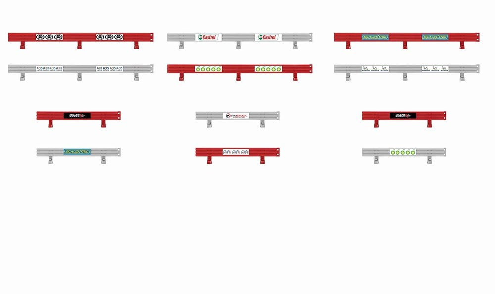 Scalextric C8191 Crash Barriers With Stickers (8172171985133)