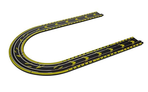 Scalextric G8045 Micro Track Extension Pack: Straights and Curves (8305938890989)