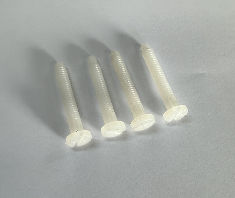 Seagull Models SEA-WBolt-S45 Nylon Wing Bolt (Slot head) 1/4"x45mm 4pcs - Hobby City NZ (8347101462765)