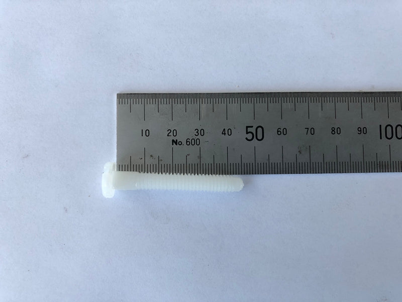 Seagull Models SEA-WBolt-S45 Nylon Wing Bolt (Slot head) 1/4"x45mm 4pcs (8347101462765)