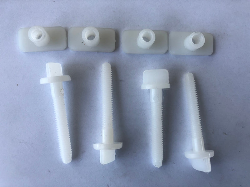 Seagull Models SEA-WBolt-T45 Nylon Wing Bolt (T head) 1/4"x45mm 4pcs (8347101495533)