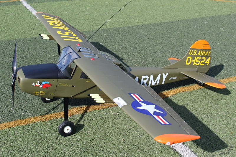 Seagull Models Cessna L-19A Bird Dog "Old Dog New Tricks" 35-40cc 98.5in RC Plane Kit