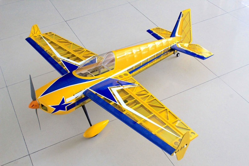 Seagull SEA417Y Laser 200 3D 48 Inch Wingspan Almost Ready to Run 30E Transparent Yellow
