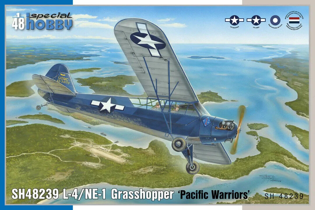 Special Hobby 48239 1/48 L-4/NE-1 Grasshopper Pacific Warriors (9120470892781)