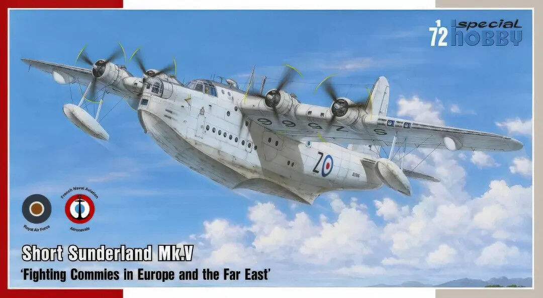 Special Hobby 72162 1/72 Short Sunderland Mk.V Fighting Commies in Europe and the Far East (9120471187693)
