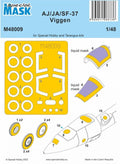 Special Hobby M48009 1/48 AJ/JA/SF-37 Viggen MASK (9120473776365)