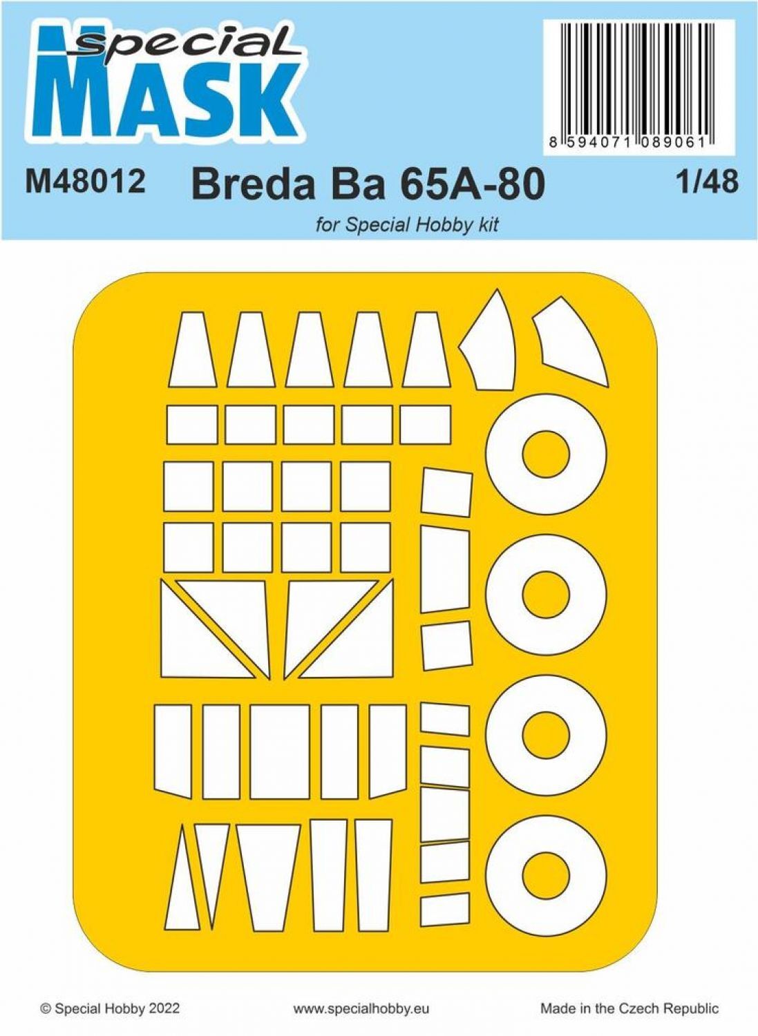 Special Hobby M48012 1/48 Breda Ba 65 MASK (9120473874669)