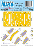 Special Hobby M48016 1/48 AH-1Q/S Cobra Inside/Outside MASK (9120474136813)