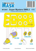 Special Hobby M72001 1/72 SMB-2 Super Mystere Mask (9120474923245)
