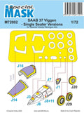 Special Hobby M72002 1/72 SAAB 37 Viggen Single Seater Mask (9120474956013)