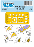 Special Hobby M72027 1/72 A.W. Meteor NF Mk.14 Mask (9120475807981)