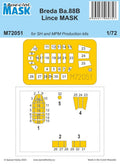 Special Hobby M72051 1/72 Breda Ba.88B Lince MASK (9120476397805)