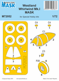 Special Hobby M72052 1/72 Westland Whirlwind Mk.I MASK (9120476430573)