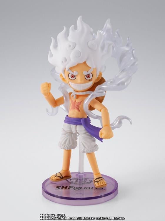 Tamashii Nations SHF69296L S.H.Figuarts World Collectable Figure x S.H.Figuarts Monkey D. Luffy -Gear 5-