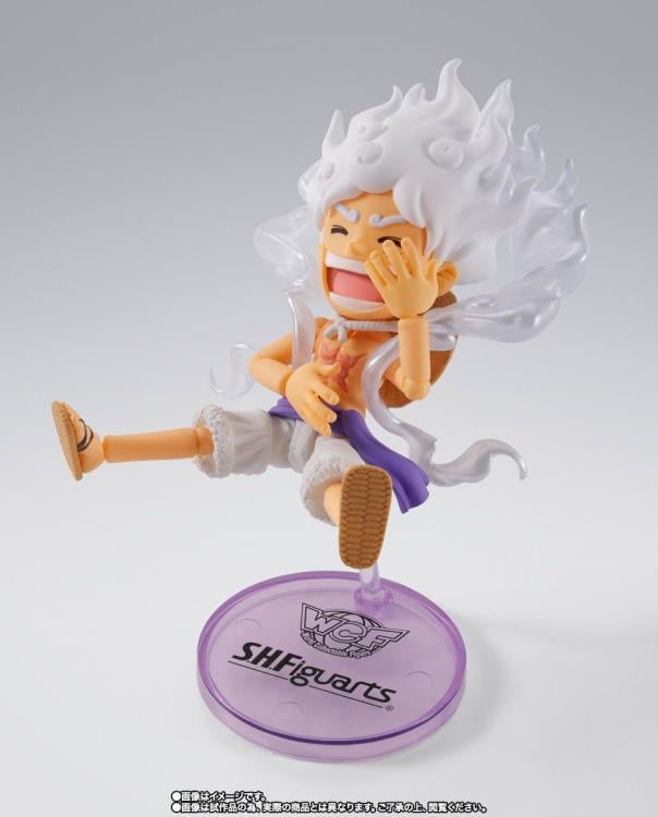 Tamashii Nations SHF69296L S.H.Figuarts World Collectable Figure x S.H.Figuarts Monkey D. Luffy -Gear 5-