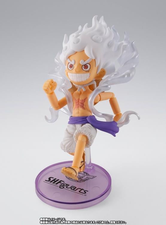Tamashii Nations SHF69296L S.H.Figuarts World Collectable Figure x S.H.Figuarts Monkey D. Luffy -Gear 5-