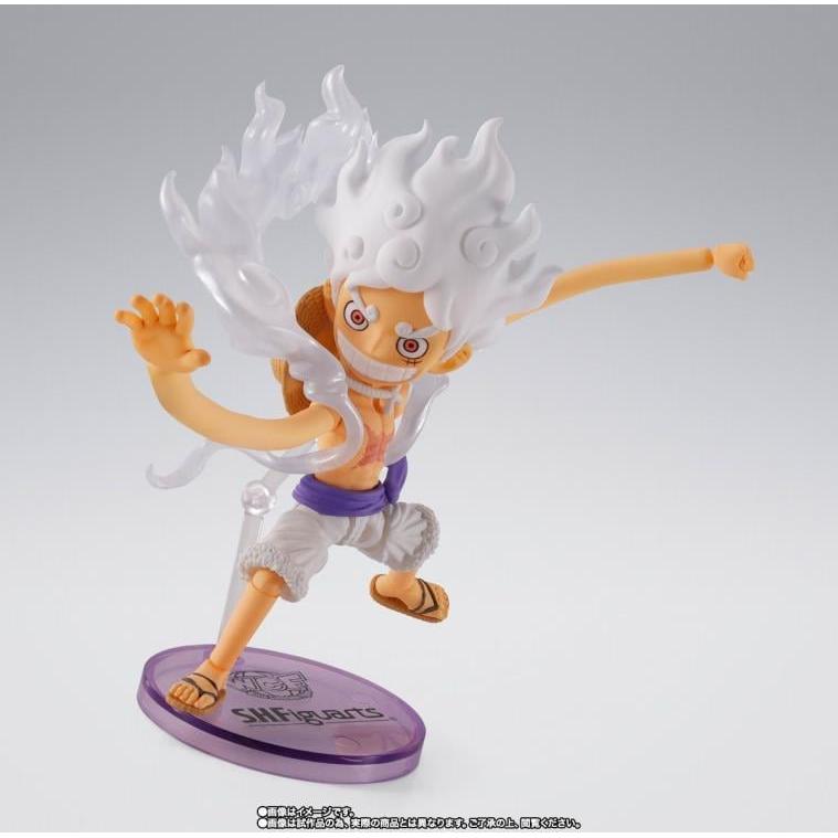 Tamashii Nations SHF69296L S.H.Figuarts World Collectable Figure x S.H.Figuarts Monkey D. Luffy -Gear 5-