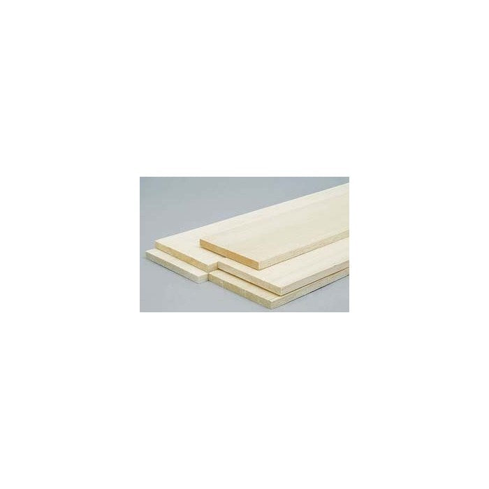 SIG Balsa Sheet 3/8" x 3" x 48" - 1 Length