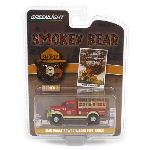 GreenLight GL-38060-A 1/64 1946 Dodge Power Wagon Fire Truck (8622150910189)