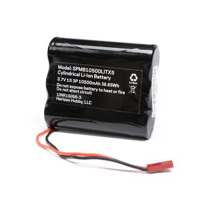 Spektrum SPMB10500LITX5 3.7V 1S 10,500 mAh TX Batt: iXSR (9250528854253)
