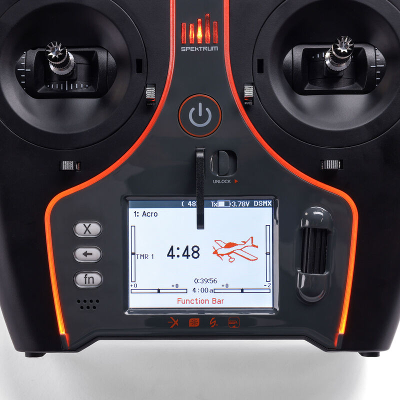 Spektrum SPMR7120 NX7e+ 14-Channel DSMX Transmitter Only, Black Edition (9250529050861)