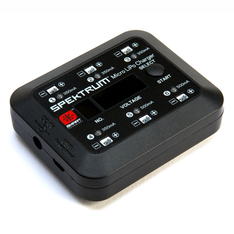 Spektrum SPMXC1060 Spektrum Charge USB S63 Micro 1S USB LiPo (8347855913197)
