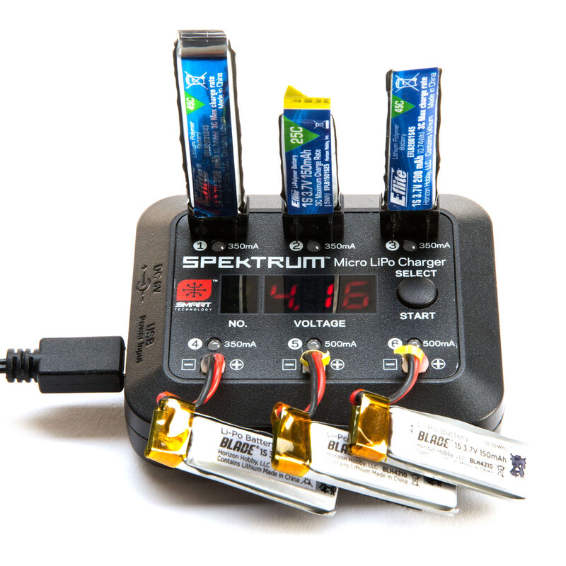 Spektrum SPMXC1060 Spektrum Charge USB S63 Micro 1S USB LiPo (8347855913197)