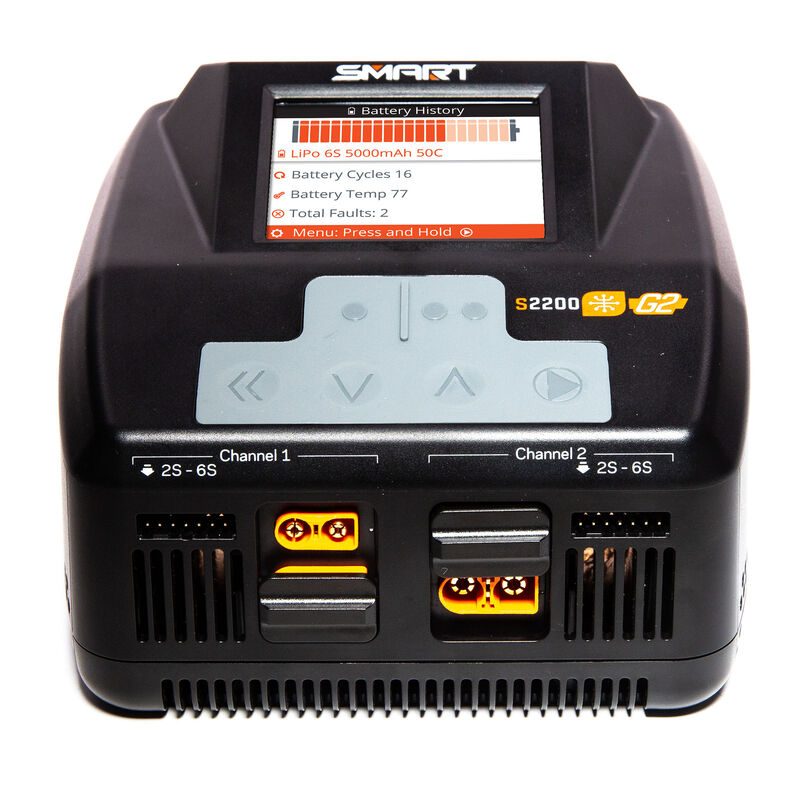 Spektrum Spektrum Charger AC Smart S2200 G2 Dual Channel 2x200W (12)