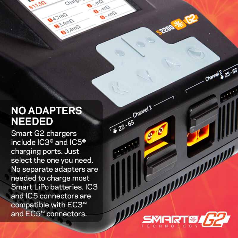 Spektrum Spektrum Charger AC Smart S2200 G2 Dual Channel 2x200W (13)