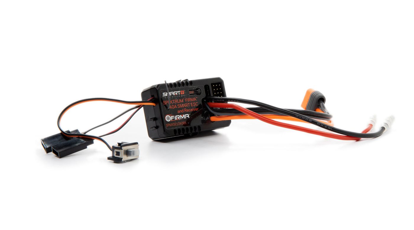 Spektrum SPMXSE1040RX Firma 40 Amp Brushed Smart 2-in-1 ESC and Receiver (9255888191725)