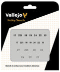 Vallejo Stencils - Soviet Numbers WWII