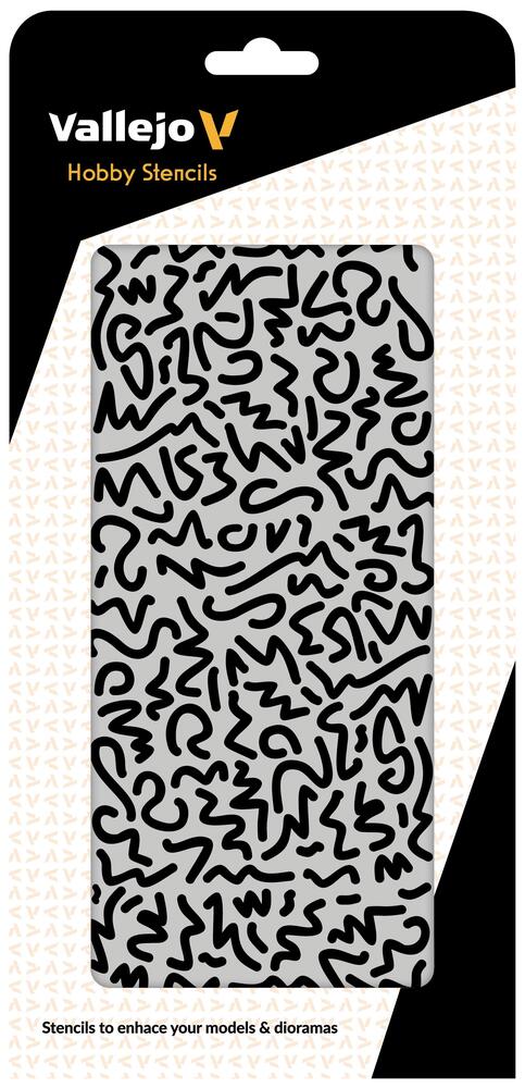 Vallejo Stencils - Luftwaffe WWII Shingles Camo