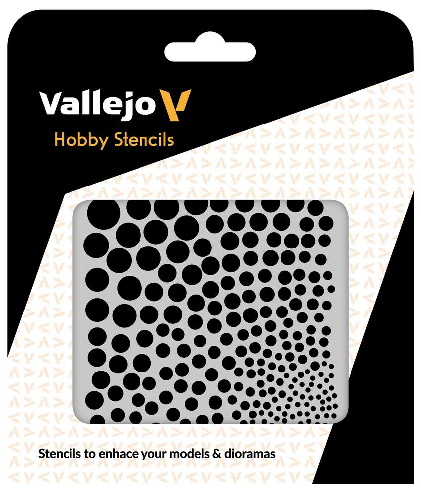 Vallejo Stencils - Circle Textures