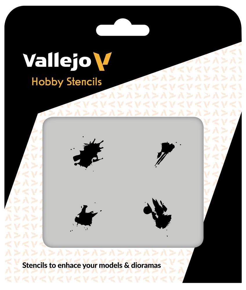 Vallejo Stencils - Petrol Spills