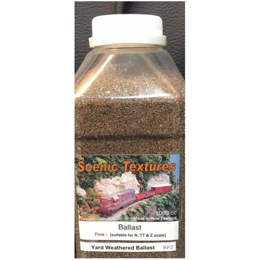 Scenic Textures BF2 Fine Ballast 1L - Yard Weather Brown - Hobby City NZ (7540516782317)