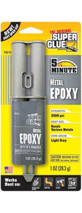 Super Glue 5-Minute Metal Epoxy (1oz/28.3g)