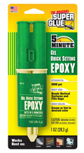 Super Glue 5-Minute Gel Quick Setting Epoxy (1oz/28.3g)