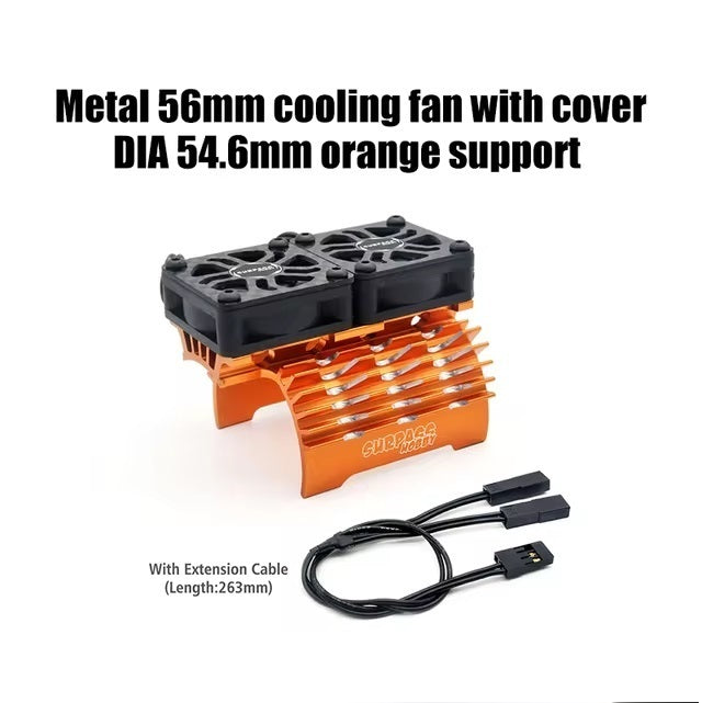 Surpass Hobby SUR-100001-17 SUR-100001-17 60×30×40 Motor Fan Orange/Black