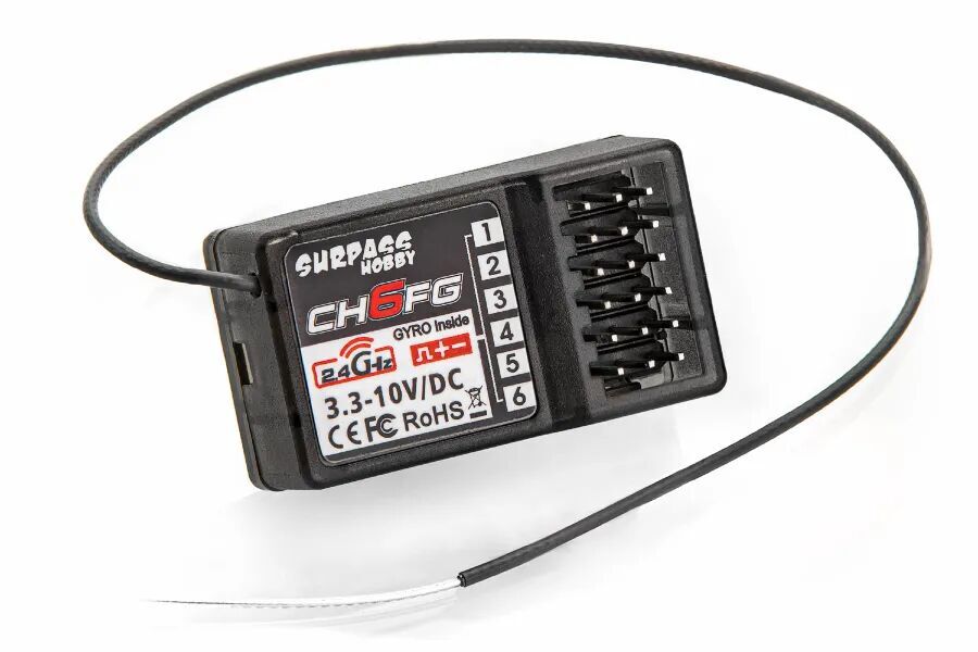 Surpass Hobby SUR-910000-02 X6FG CH6G Receiver with Built-in Gyroscope