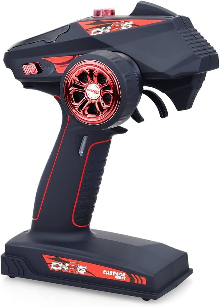 Surpass Hobby SUR-910004-01 CH6G Transmitter 2.4GHz Super Response 6-Channel Radio
