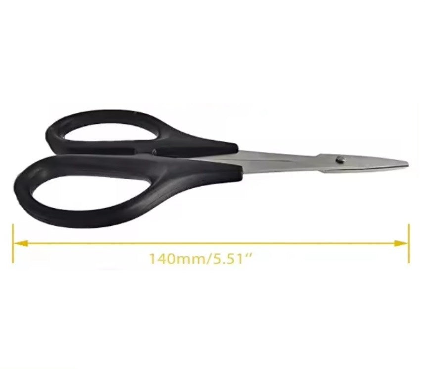 Helios - Hardened Steel RC Car Straight Scissors - Plastic Body Shell Scissors (8633885688045)