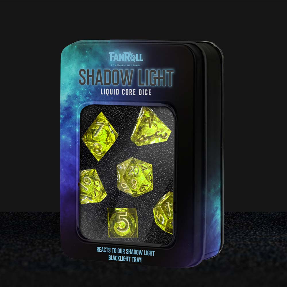 MDG Shadow Light UV Reactive Elixir Liquid Core Dice S