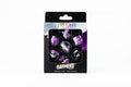 MDG 16mm Pride Sharp Edge Silicone Rubber Poly Dice Set Asexual - MDG7501