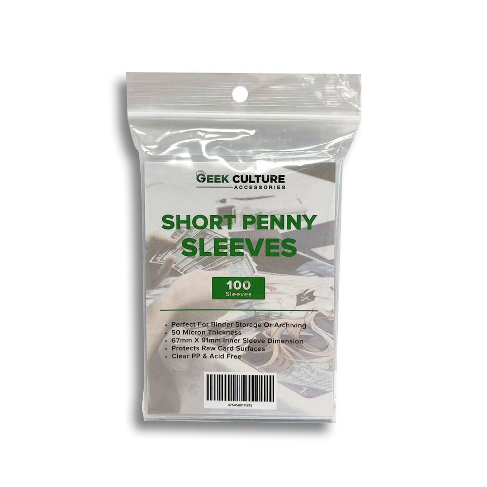 Geek Culture SHORTPENNY Short Penny Sleeves (100ct) (9250487927021)