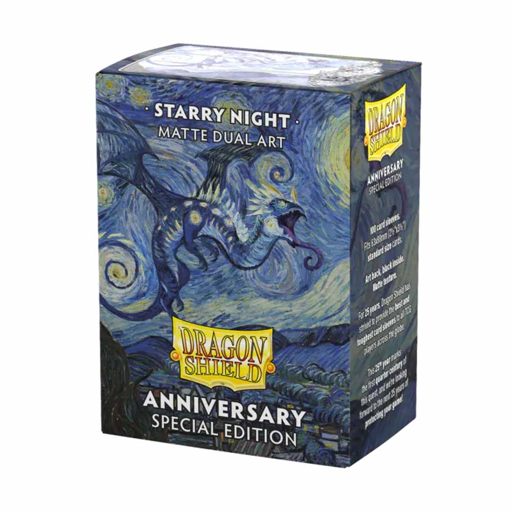 Dragon Shield Sleeves (100) Matte Dual Art Archive Reprint Starry