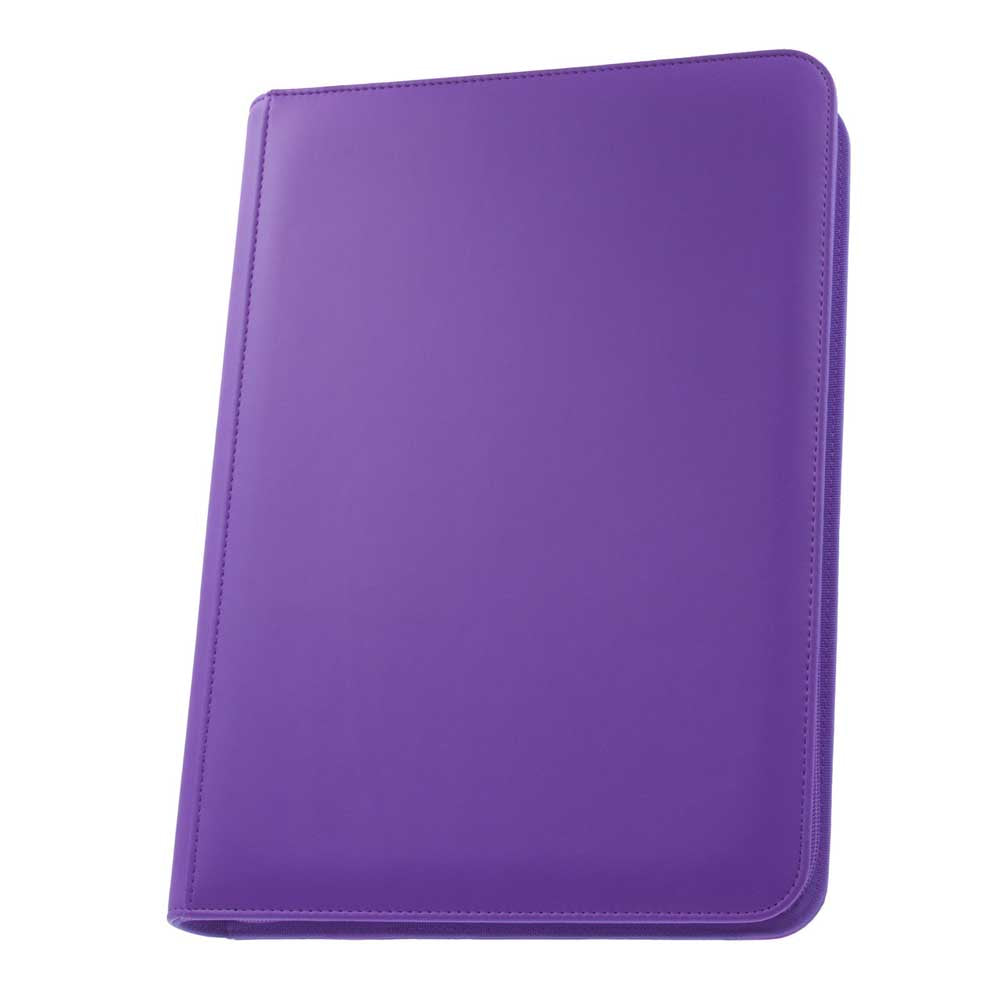 Palms Off STEALTH 9 Pocket Zip Binder Purple
