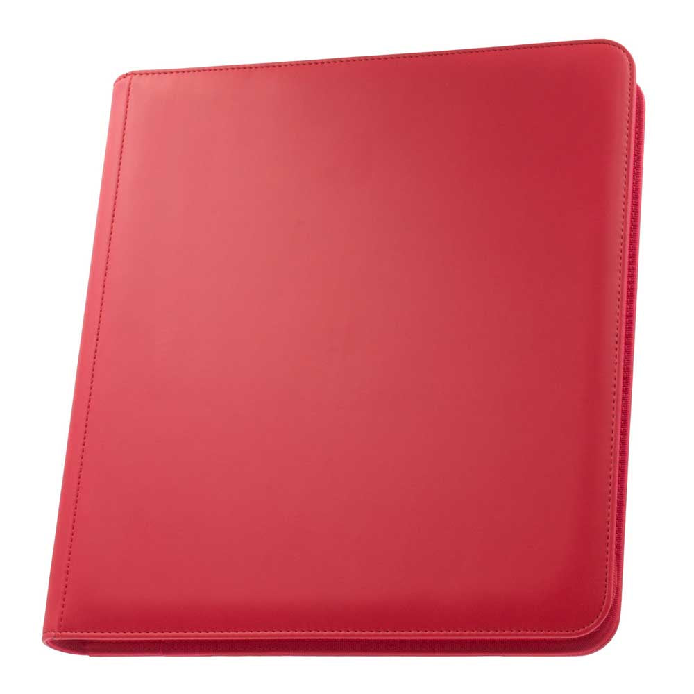 Palms Off STEALTH 12 Pocket Zip Binder Red