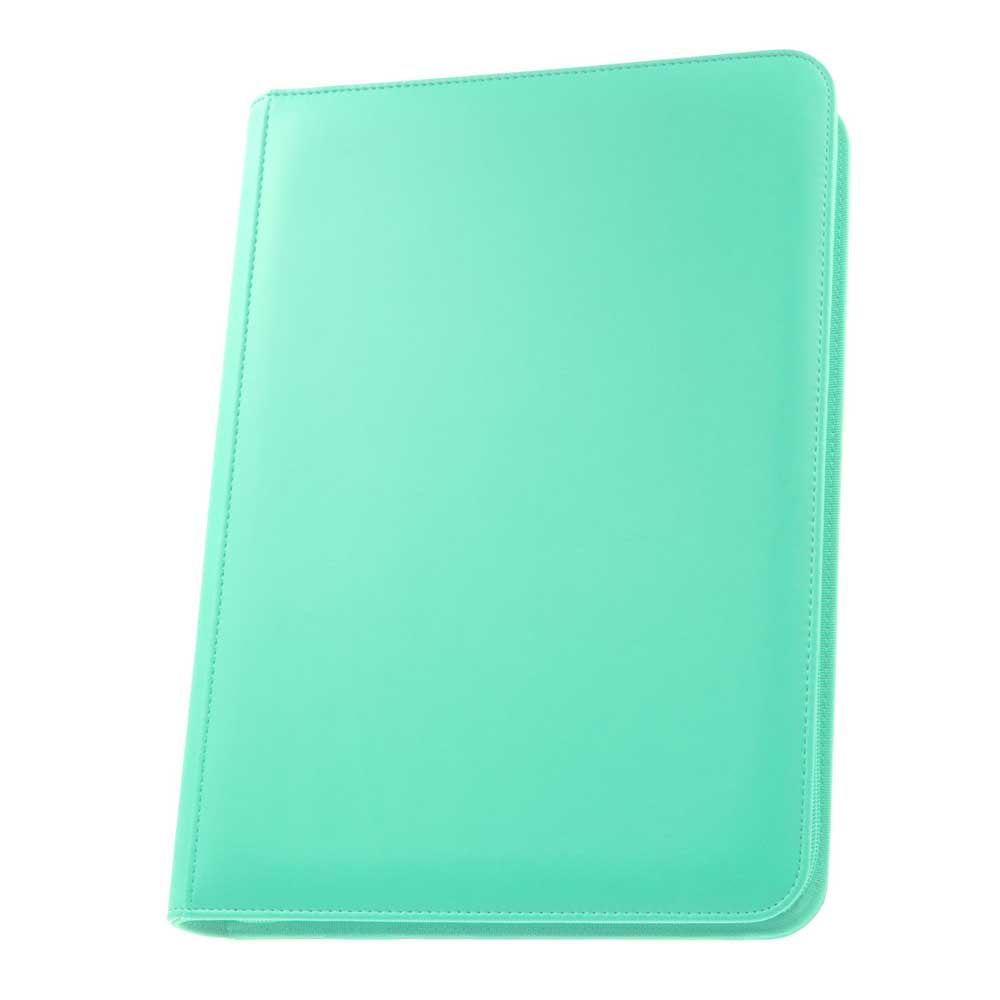 Palms Off STEALTH 9 Pocket Zip Binder Turquoise